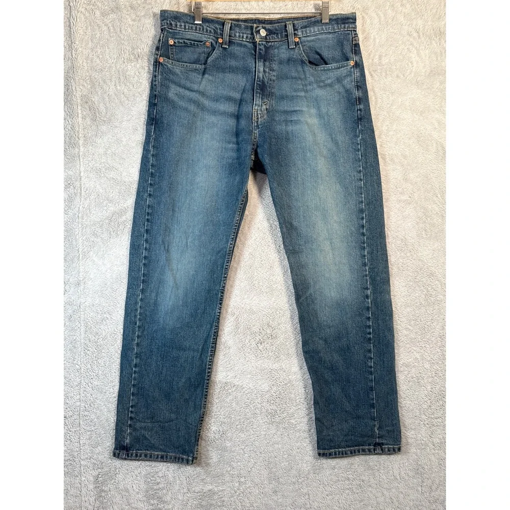 Levi's 505 Regular Fit Jeans W36 L30 Blue Denim Classic 1985 Menswear Chore Work